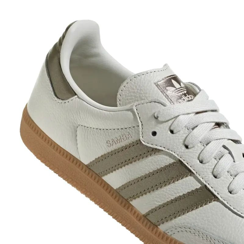 Adidas Samba OG – Off White / Cyber Metallic / Wonder Gold Met.