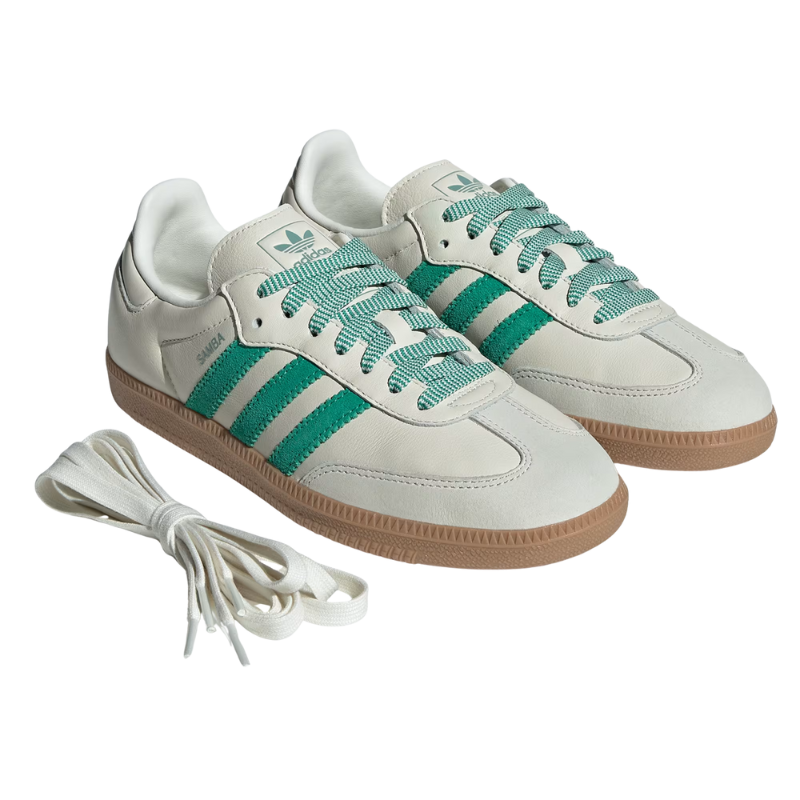 Adidas Samba OG – Off White / Court Green / Hazy Green