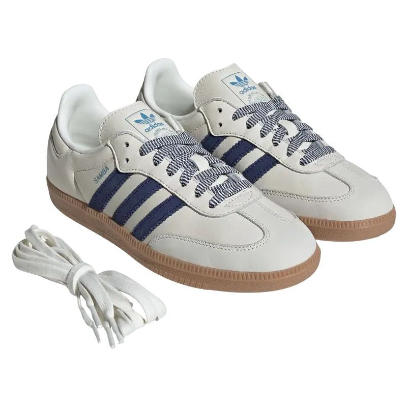 Adidas Samba OG – Off White / Dark Blue / Clear Sky