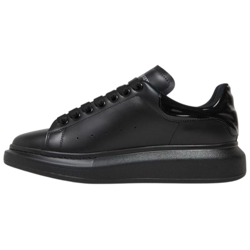 Alexander Mcqueen Oversized – Black Gloss Heel