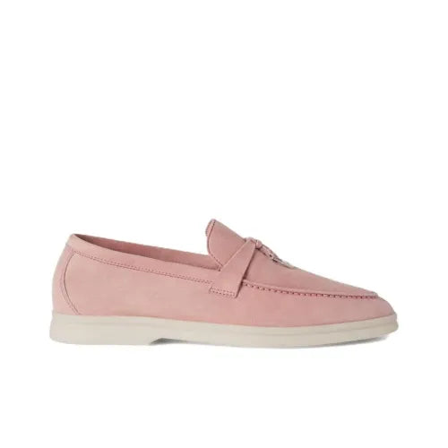 Loro   Piana   pink   Suede   Summer   Charms   Walk