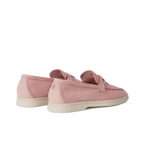 Loro   Piana   pink   Suede   Summer   Charms   Walk
