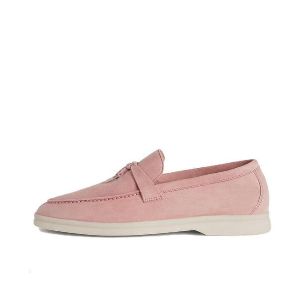 Loro   Piana   pink   Suede   Summer   Charms   Walk