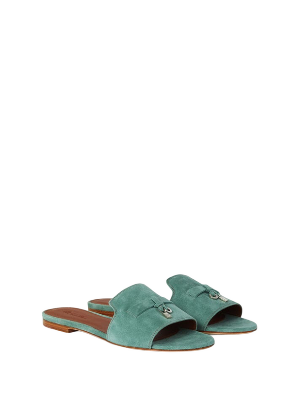 Loro   piana   Summer   Charms   Suede   Goatskin   Sap   Green