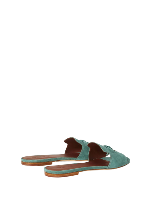 Loro   piana   Summer   Charms   Suede   Goatskin   Sap   Green