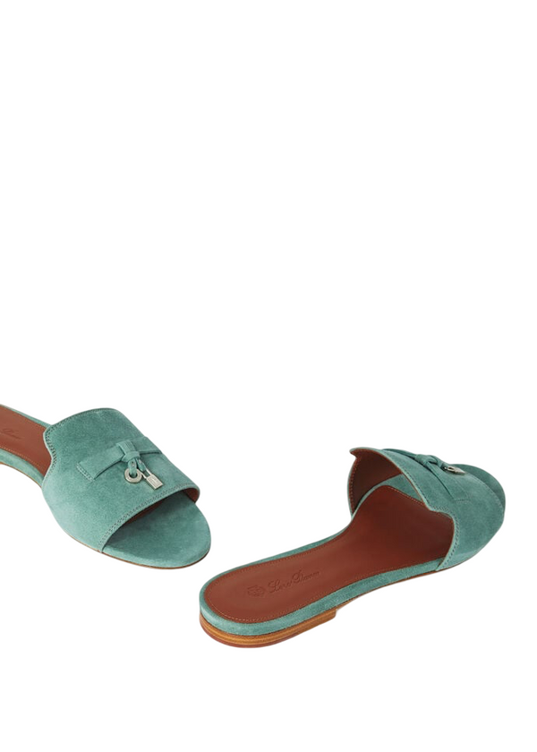 Loro   piana   Summer   Charms   Suede   Goatskin   Sap   Green