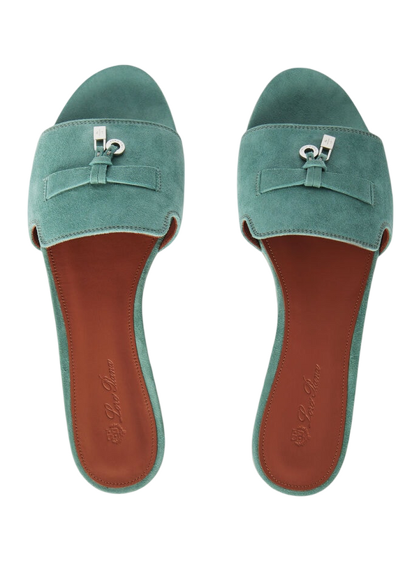 Loro   piana   Summer   Charms   Suede   Goatskin   Sap   Green