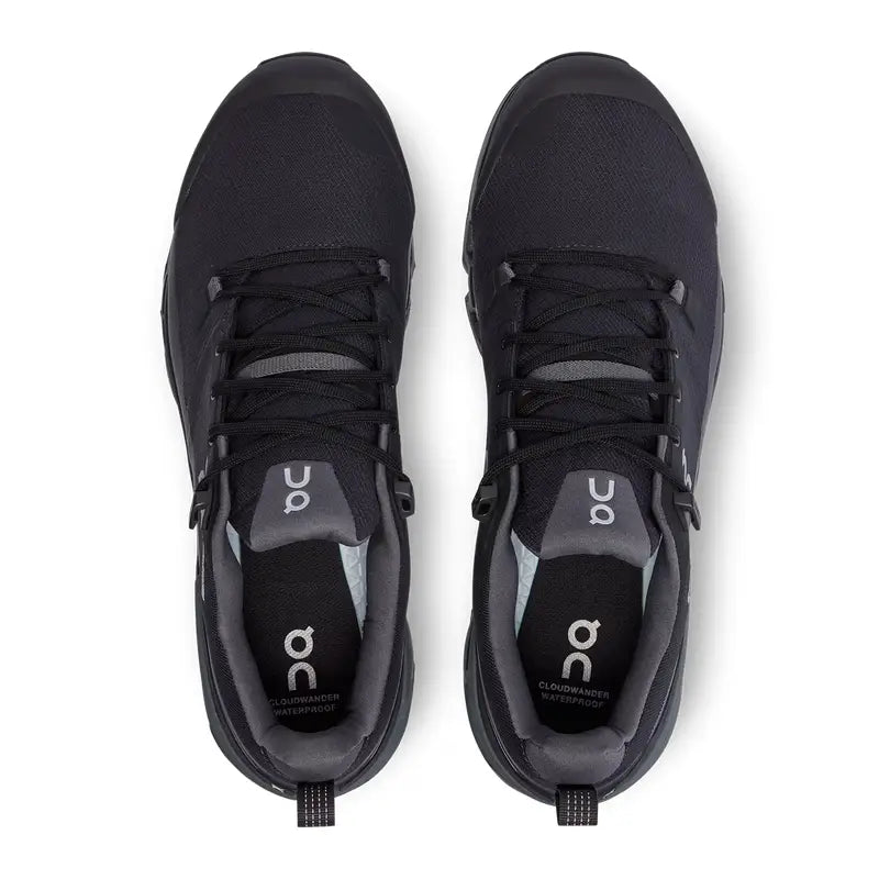On Running Cloudwander Waterproof Black/Eclipse