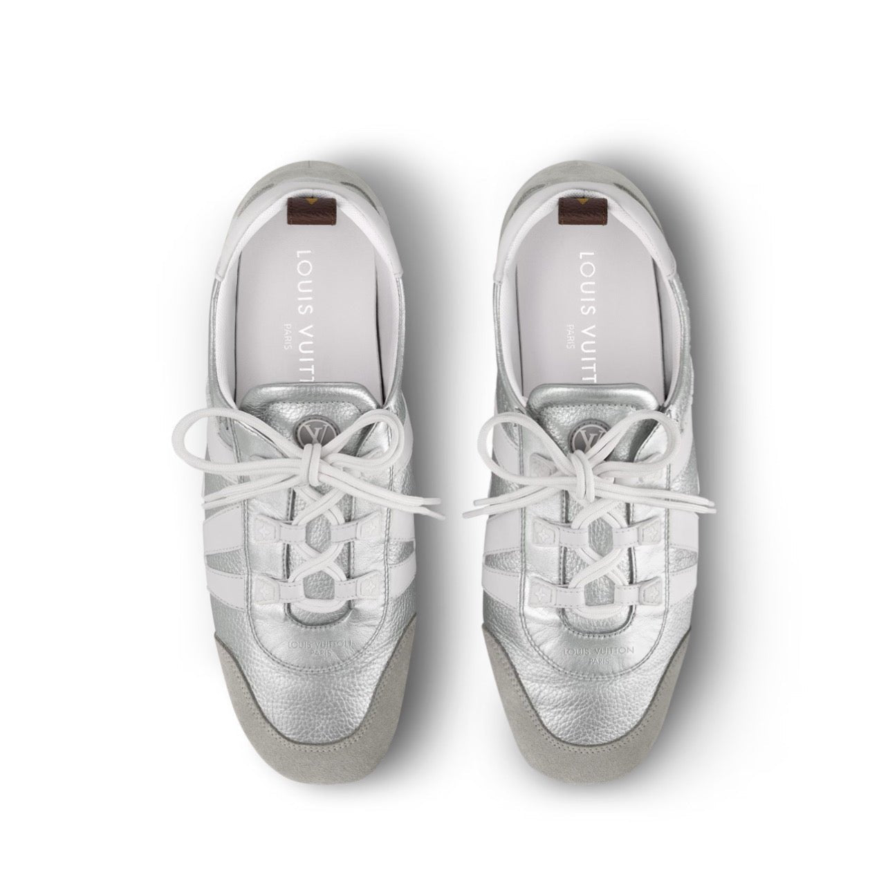 Louis Vuitton LV Sneakerina Metallic grained calf leather