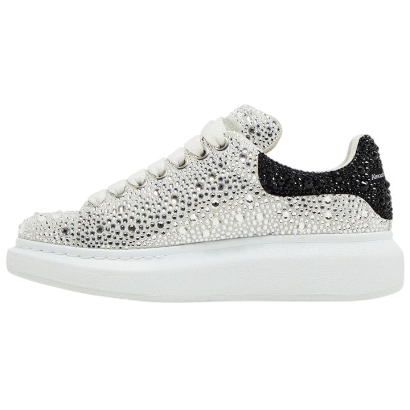 Alexander Mcqueen Oversized Crystal-Embellished White