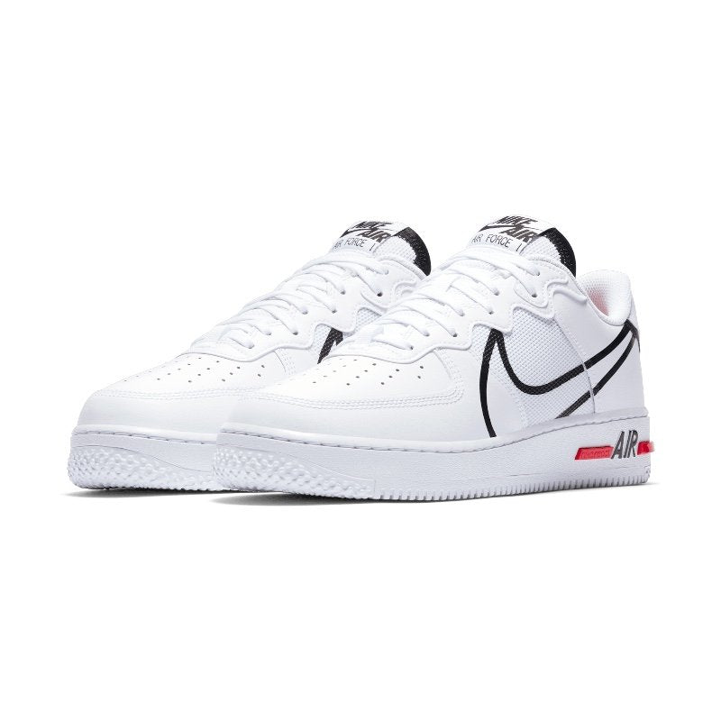 Nike Air Force 1 React – White Black Red