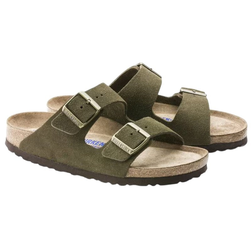BIRKENSTOCK ARIZONA VEGAN MICROFIBER DESERT DUST THYME