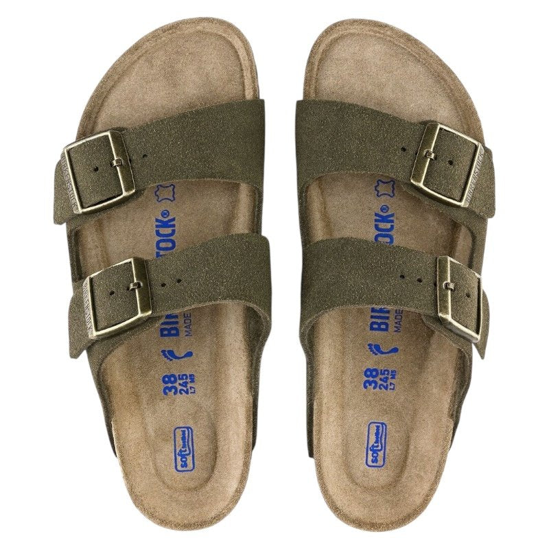 BIRKENSTOCK ARIZONA VEGAN MICROFIBER DESERT DUST THYME