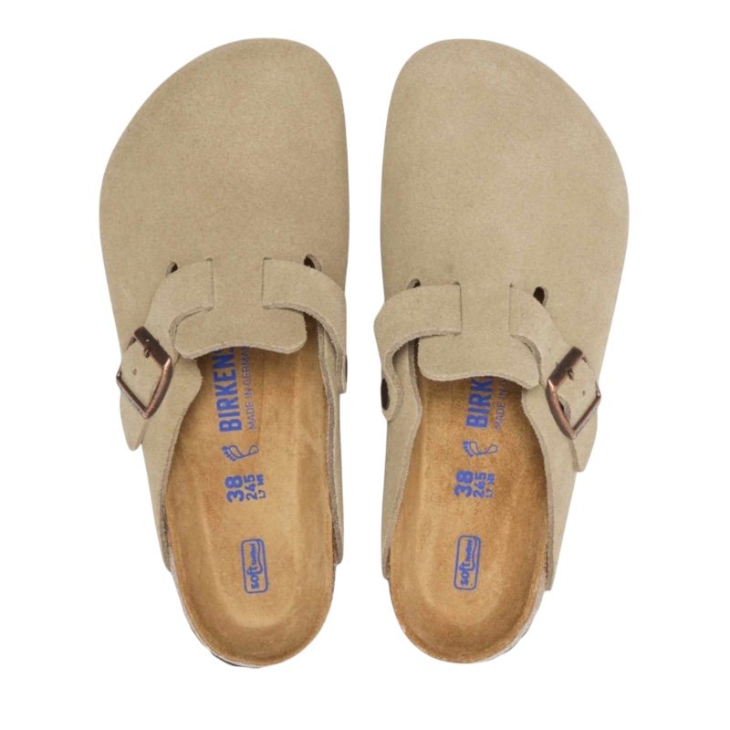 Birkenstock Boston Bs Suede – Taupe