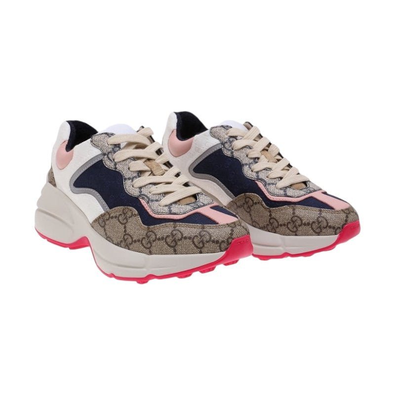 Gucci Wmns GG Rhyton ‘Beige White Pink’