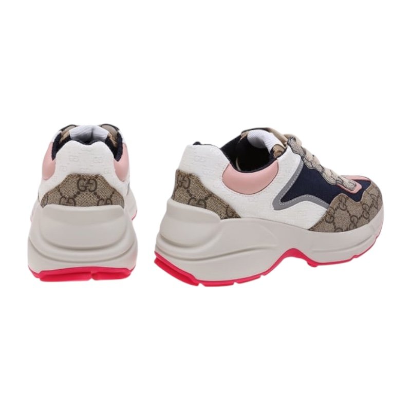 Gucci Wmns GG Rhyton ‘Beige White Pink’