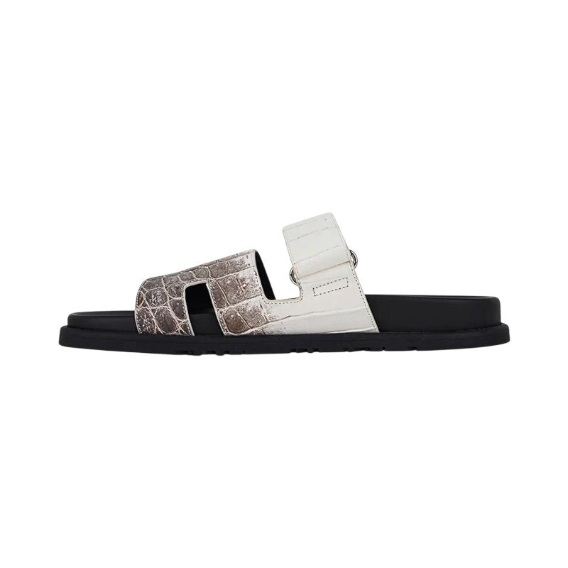 Hermes Chypre sandal Himalaya Crocodile Limited