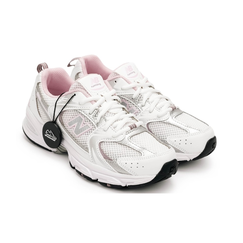 New Balance 530 – White Mid Century Pink GS