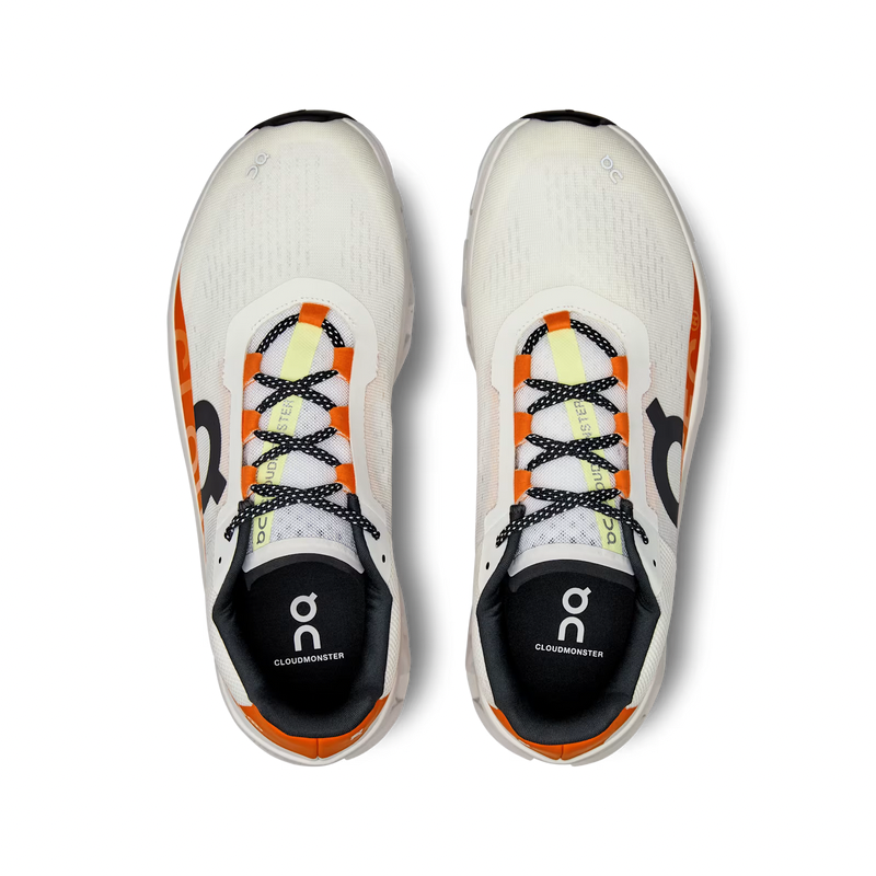 On Running Cloudmonster Undyed/White/Flame