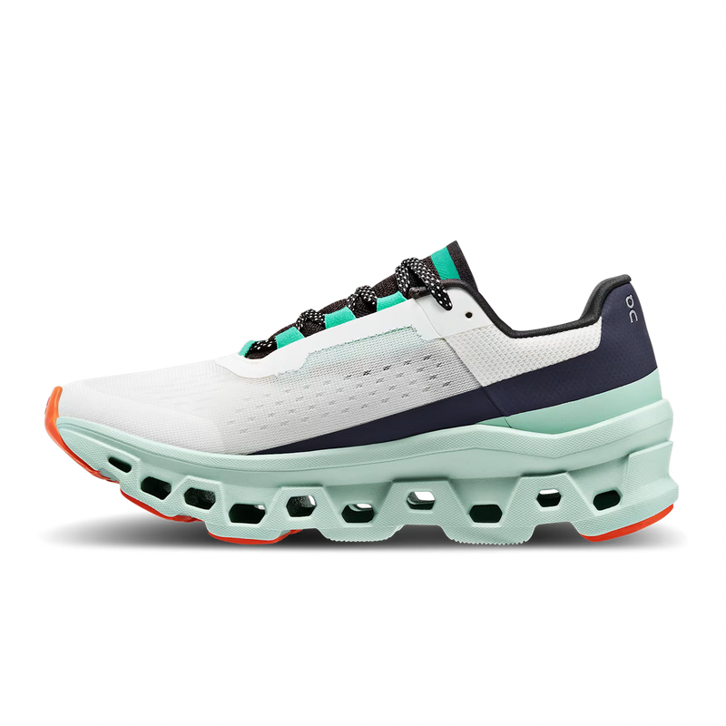 On Running Cloudmonster Undyed/White/Creek