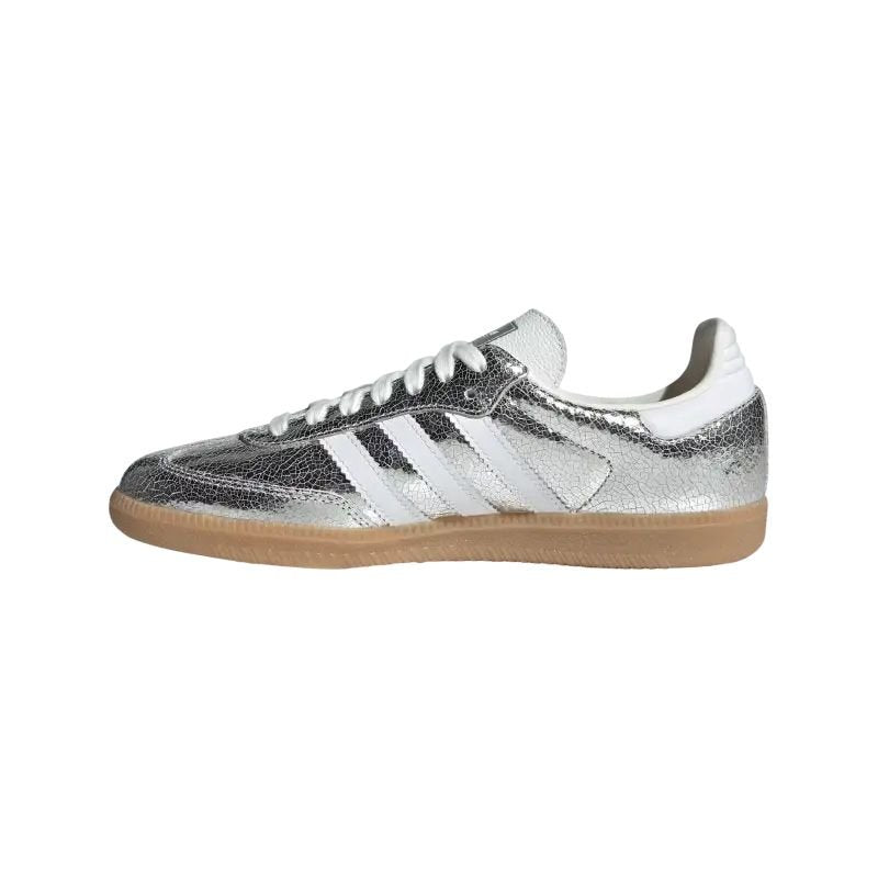Adidas Samba OG – Silver Metallic / Cloud White / Core White