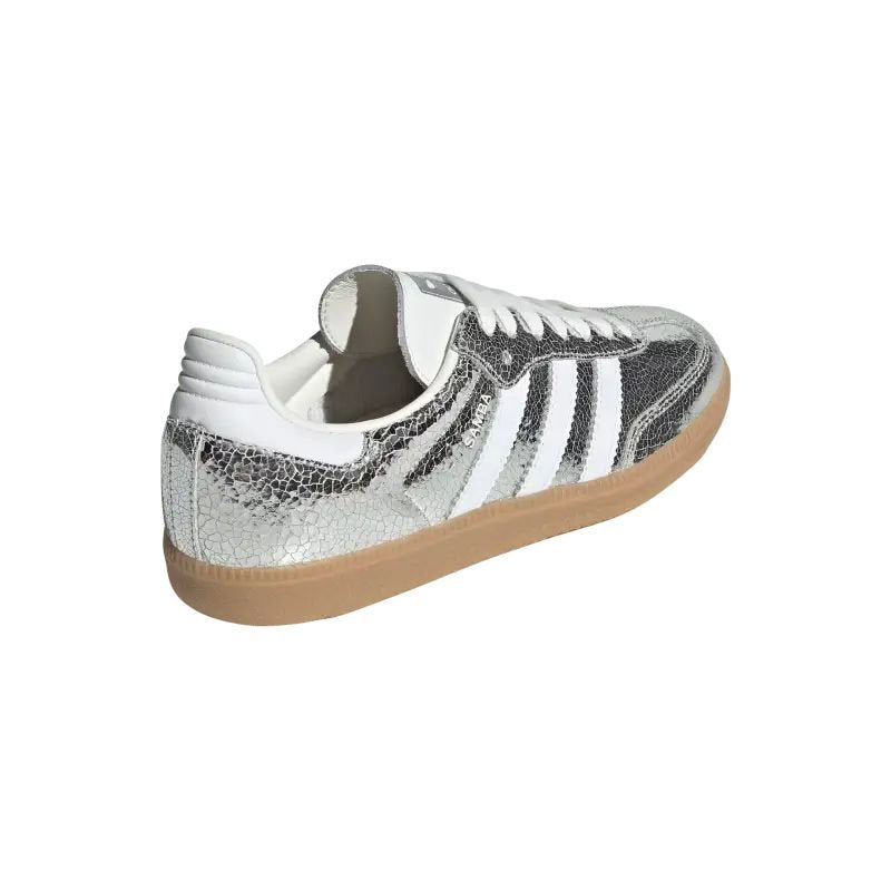Adidas Samba OG – Silver Metallic / Cloud White / Core White