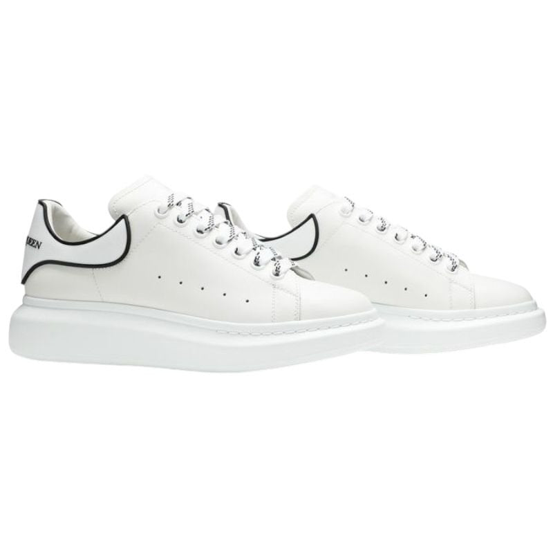 Alexander Mcqueen Oversized – White Black Trim