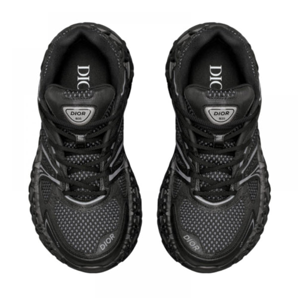 Dior   B35   NXXT   Sneaker   White   Technical   Fabric   and   Black   Technical   Mesh